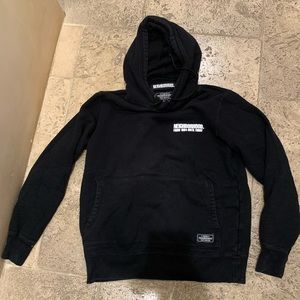 neighborhood, black sweatshirt, small